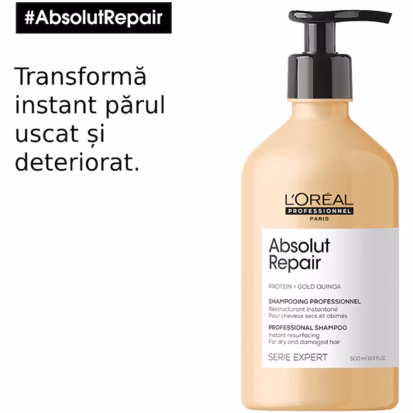Champú para cabello seco y dañado L'Oréal Professionnel Absolut Repair 500ml