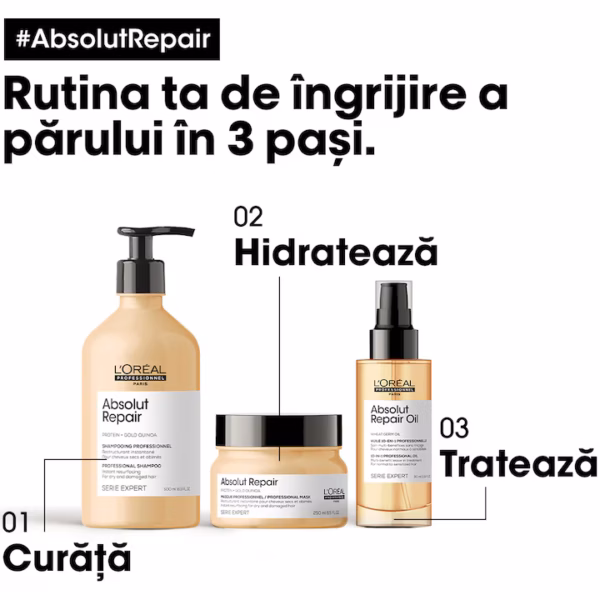 Champú para cabello seco y dañado L'Oréal Professionnel Absolut Repair 500ml