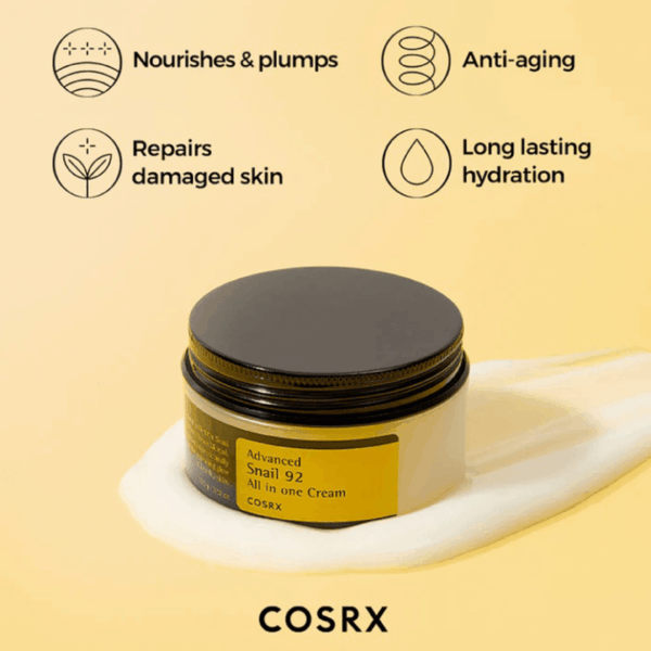 Crema para rostro con 92% extracto de caracoles COSRX Advanced Snail 92 All in One 100ml