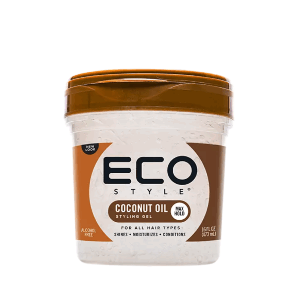 Gel de fijación fuerte e hidratación EcoStyle Coconut 473ml
