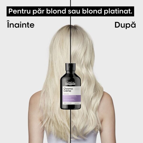 Sampon nuantator violeta para cabello rubio L’Oréal Professionnel Chroma Crème 300ml