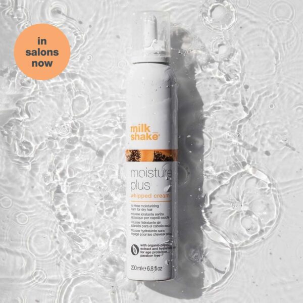 Tratamiento hidratante espuma sin enjuague para cabello seco Milk Shake Moisture Plus Whipped Cream 200ml