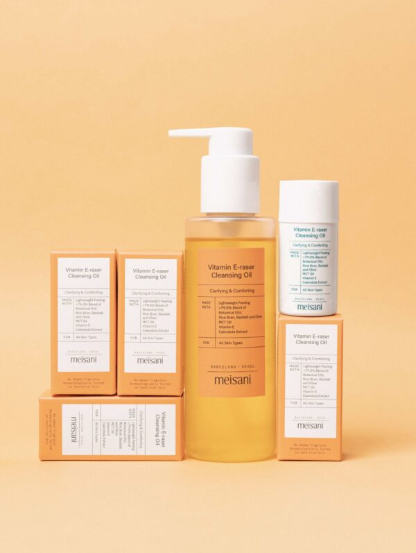 Aceite desmaquillante para piel sensible con Vitamina E Meisani 150ml