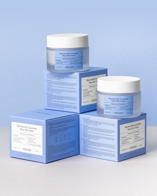 8437016160145_6 Crema hidratante con 4% niacinamida y extracto de pepino Meisani 50ml