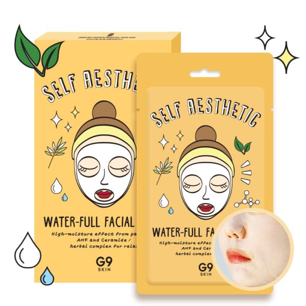 Mascarilla para piel seca tipo toallita G9 Skin Water-full Facial Mask 23ml