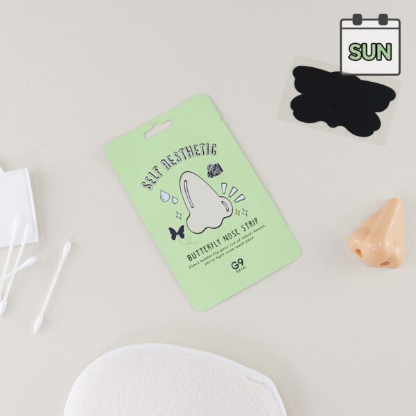 8809211654611_3 Patch contra puntos negros de la nariz G9 Skin Butterfly Nose Strip 1 unidad