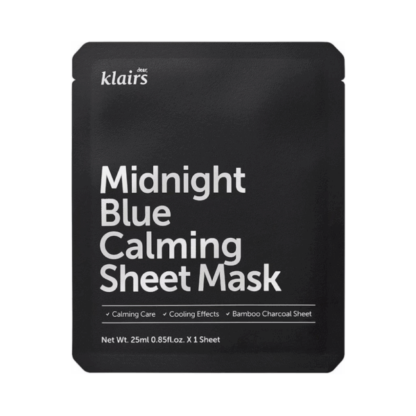 Masca calmanta cu carbune de bambus dear, Klairs Midnight Blue 25ml