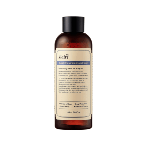 Toner hidratant pentru echilibrarea pH-ului Dear, Klairs Supple Preparation 180ml