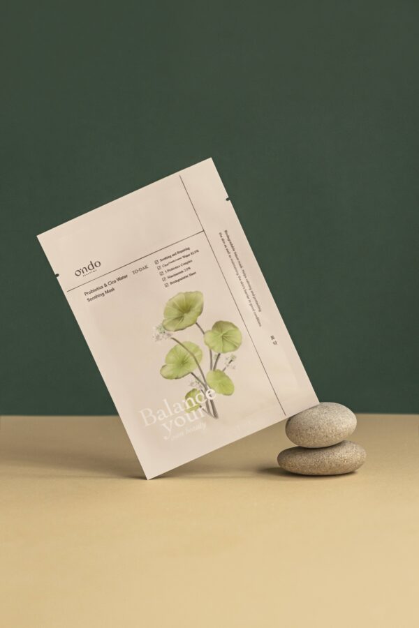 Mascarilla facial calmante y reparadora con Probiotice y Centella Asiatica Ondo Beauty 36.5 25ml