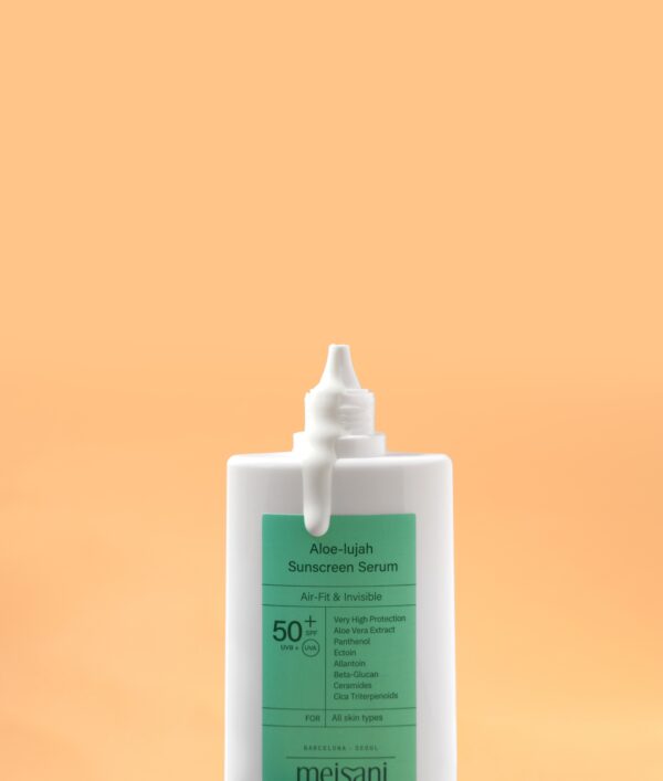 Crema con protección solar tipo suero SPF50+ PA++++ Meisani Aloe-lujah 50ml