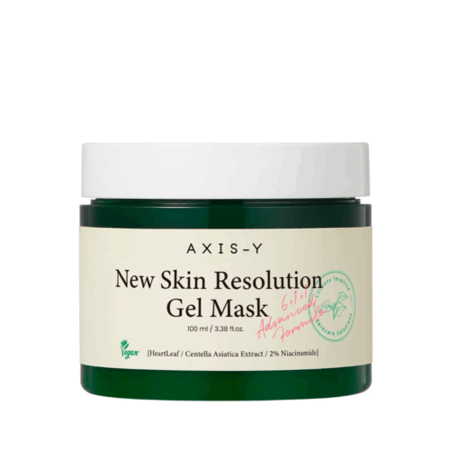 Mascarilla en gel calmante e hidratante para el rostro con heartleaf y niacinamida Axis-y New Skin Resolution Gel Mask 100ml