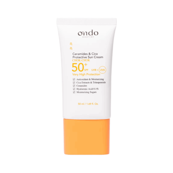 Crema con protección solar con ceramidas y cica SPF50+ Ondo Beauty 36.5 50ml