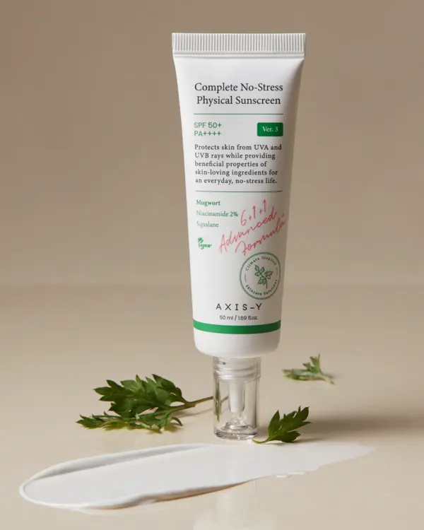 Crema de cara con protección solar SPF 50+ PA++++ Axis-Y Complete No-Stress Physical V.3 50ml