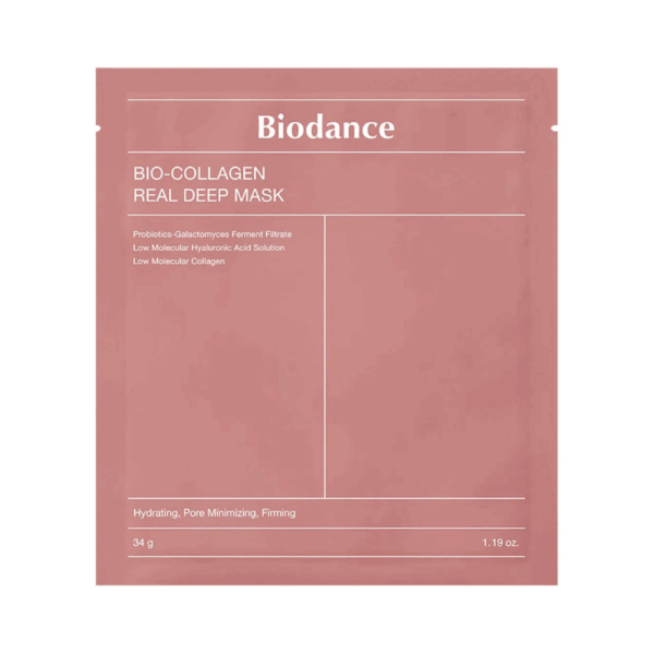 Masca de rostro cu bio-colagen pentru hidratación si fermitate Biodance Bio-Collagen 34g